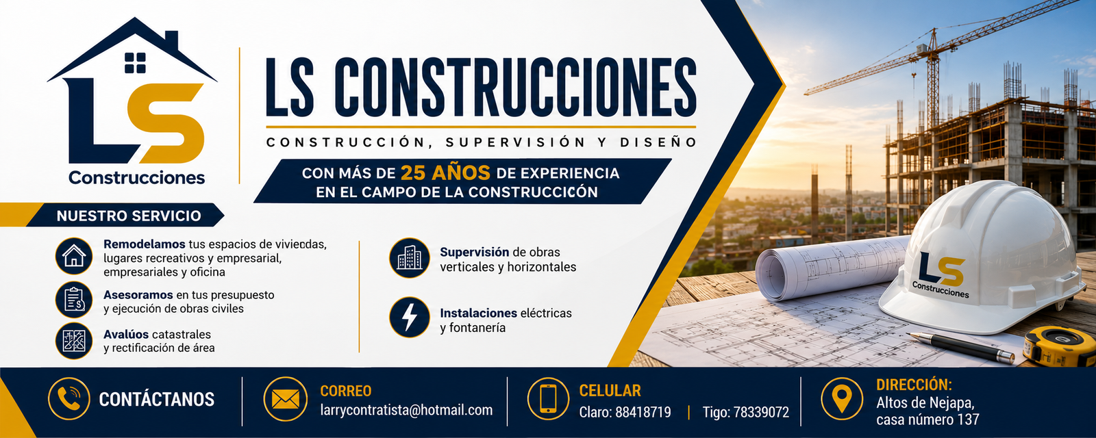 Banner LS Construcciones
